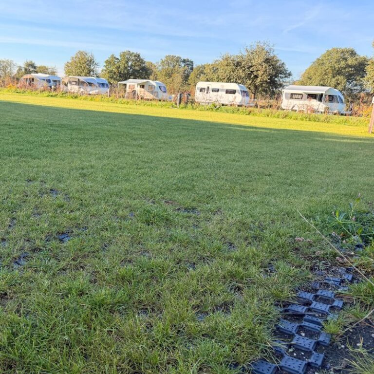 Græsarmering på en campingplads i Holland (8)